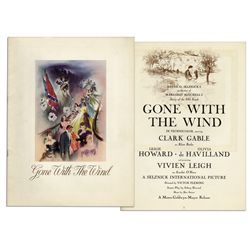 ''Gone With the Wind'' Original Program From the 1939 Movie