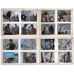 Storyboard Art From ''For Whom the Bell Tolls'' -- The Hit 1943 Screen Adaptation of Hemingway's Cla