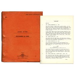 20th Century Fox Screenplay Draft of the Never Produced Film, ''Jane Eyre''
