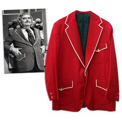 Iconic Captain Kangaroo Screen-Worn Red Jacket From Its Debut Year -- 1971