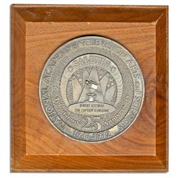 Captain Kangaroo Emmy Plaque Issued in Honor of the 25th Anniversary of Television