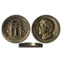 Solid Bronze Peabody Award Medal From 1993