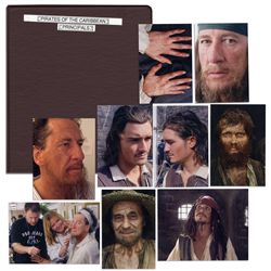 Book of Unpublished Behind-The-Scenes Photos of the A-List Cast From Production of Disney's ''Pirate