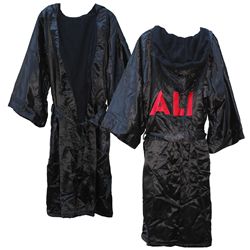 Will Smith Black Satin & Terry Robe Costume Worn in ''Ali'' -- His Best Actor Oscar Nominated Perfor