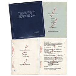Script For ''Terminator 2'' Personally Owned by Its Producer BJ Rack & Featuring Hand Notes