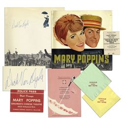 Dick Van Dyke Signed Program From the 1964 Premiere of the Beloved Disney Film, ''Mary Poppins'' -- 