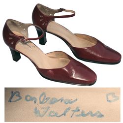 Barbara Walters Signed Pair of High Heels