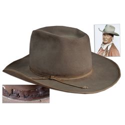 Scarce John Wayne Cowboy Hat Worn in Six Films That Defined The Iconic Actor's Western Career