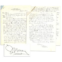 Mary Astor Autograph Letter Signed --  ''...The news about all the rioting back east is dreadful - a