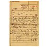 Image 1 : Lucille Ball Signed Receipt From Bullock's of Palm Springs