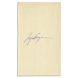 Ingrid Bergman Signed Slip
