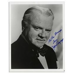 Rare James Cagney 8'' x 10'' Photo Signed & Dedicated to Mickey Rooney's Family -- With a Mickey Roo