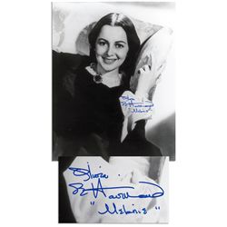 Olivia de Havilland Signed 11'' x 14'' Photo From Her Acclaimed ''Gone With the Wind'' Role