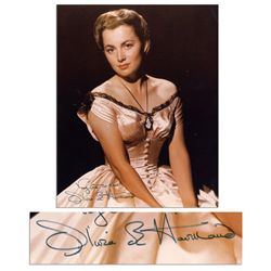 Gorgeous Olivia de Havilland Signed Photo as Melanie From ''Gone With the Wind''
