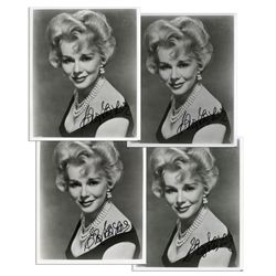 Four Eva Gabor Signed Photos