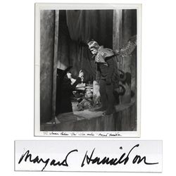 Margaret Hamilton ''Wizard of Oz''  8'' x 10'' Photo Signed as The Witch
