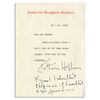 Image 1 : Katharine Hepburn Typed Letter Signed With Autograph Postscript