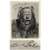 Image 1 : Scarce Bert Lahr Signed Photo as ''Cowardly Lion'' in 1939 ''The Wizard of Oz'' -- With PSA/DNA COA