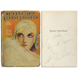 Rare Marilyn Monroe Signed ''Gentlemen Prefer Blondes'' -- The Novel That Inspired Her Most Iconic R