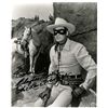 Image 1 : Signed 8'' x 10'' Photo of Clayton Moore as the ''Lone Ranger'' with Silver