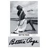 Image 1 : ''Queen of Pin-Ups'' Bettie Page 8'' x 10'' Risque Signed Photo -- Also Signed by Photographer Bunny