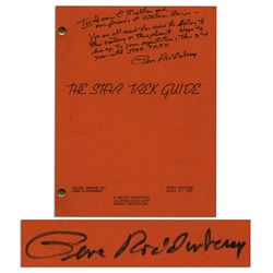 Star Trek Creator Gene Roddenberry ''The Star Trek Guide'' Signed -- Fine