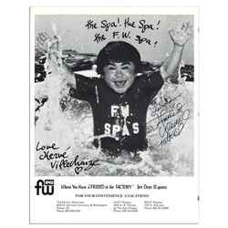 Herve Villechaize Signed 8.5'' x 11'' Photo Signed