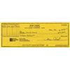 Image 1 : Mae West Signed Check, Dated Christmas of 1978