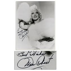 Mae West Sexy Almost 8'' x 10'' Photo Signed