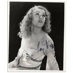 Fay Wray Signed 8'' x 10'' Photo -- Fine