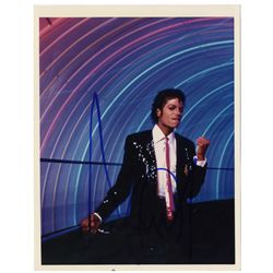 Amazing Michael Jackson 8'' x 10'' Signed Photo -- Bold Signature