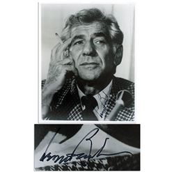 Legendary Composer Leonard Bernstein 8'' x 10'' Signed Photo
