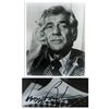 Image 1 : Legendary Composer Leonard Bernstein 8'' x 10'' Signed Photo