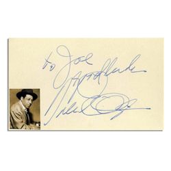 Duke Ellington Autograph