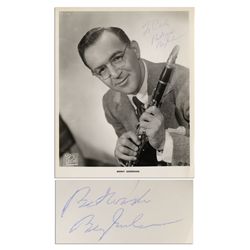''King of Swing'' Benny Goodman 8'' x 10'' Glossy Signed Photo