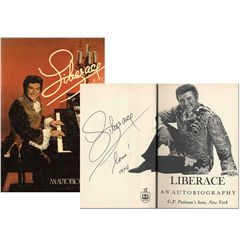 Liberace Signed 1973 Autobiography -- With Distinctive Signature