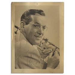 WWII Hero & Big Band Leader Glenn Miller Signed Photo