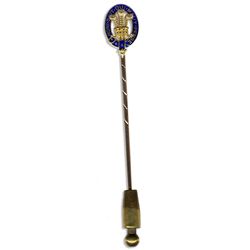 Royal Tiepin -- Prince of Wales Order of The Garter Pin