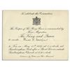 Image 1 : King George VI & Queen Elizabeth Invitation ''To Celebrate The Coronation'' at Sandringham Park Two 