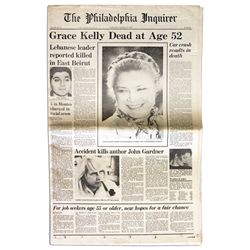 Princess Grace's Death Announced in Her Hometown Newspaper