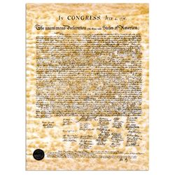 The Declaration of Independence 20th Century Printing