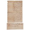 Image 1 : 1768 Document Signed by DOI Signer William Hooper -- ''...great Damage and against the peace of God 