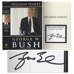 George W. Bush First Edition of ''Decision Points'' With Signed Bookplate