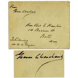 Grover Cleveland Signed Envelope