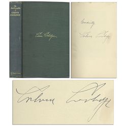 Calvin Coolidge Uninscribed & Signed Second Edition of His Autobiography
