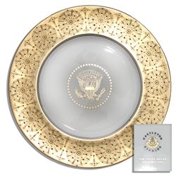 Stunning Eisenhower White House Used China -- 11.5'' Plate by Castleton China, Inc. -- Expertly Craf