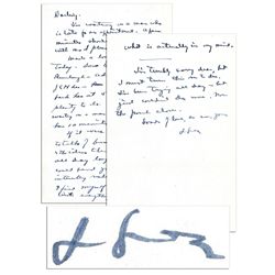 Dwight D. Eisenhower Signed Intimate Letter to His Wife -- ''...I find myself trying to write everyt