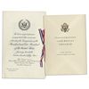 Image 1 : Dwight D. Eisenhower & Running Mate Nixon Presidential Inauguration Invitation and Program