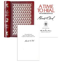 Gerald Ford's Memoir ''A Time To Heal'' Signed