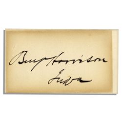 Benjamin Harrison Signature